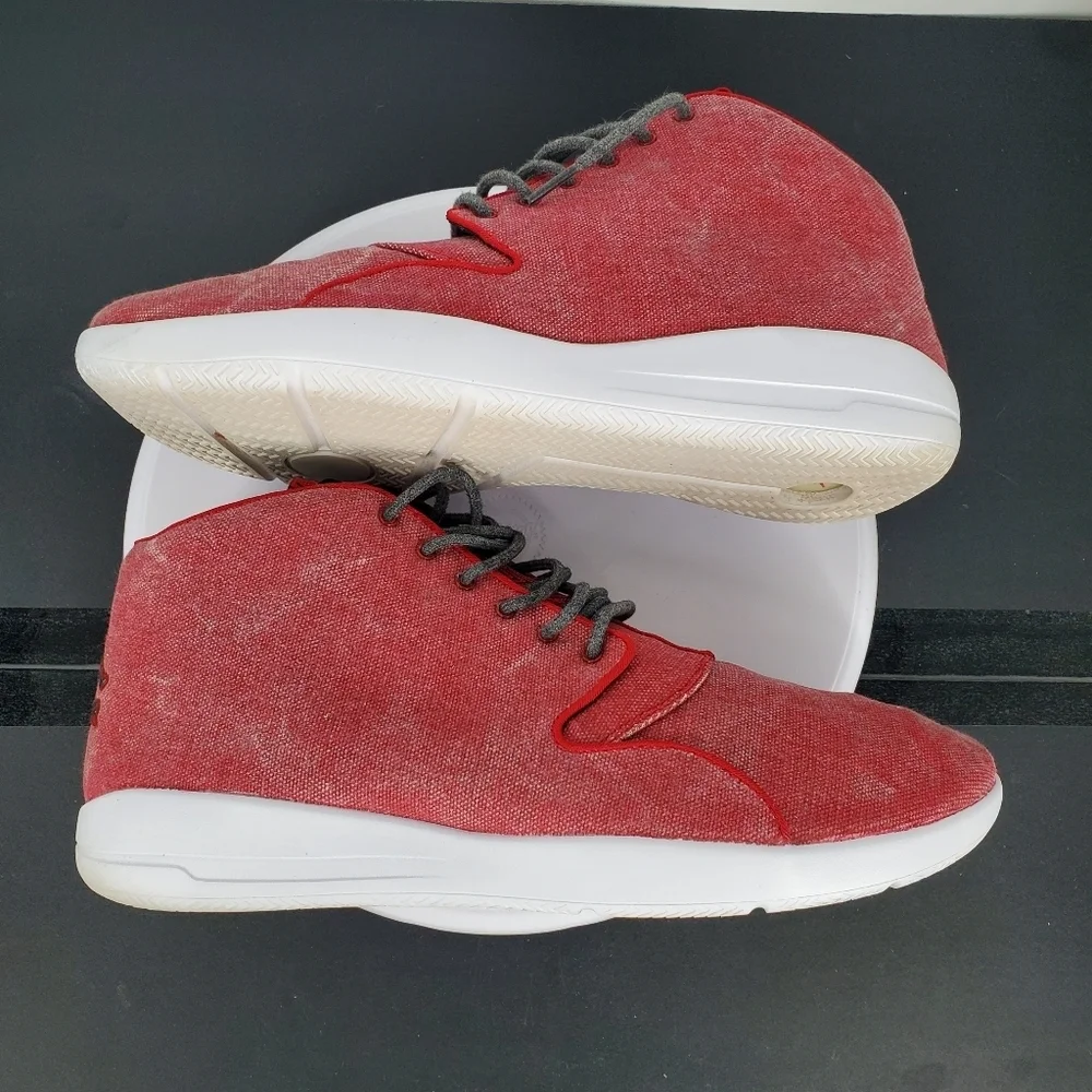 Nike Air Jordan Eclipse Chukka Gym Red Black White Men's 12.5 Shoes 881453-600